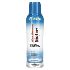 Thực phẩm chức năng Aurora Nutrascience Ultra-Liposomal Biotin+ 10.000 mcg 10 fl oz (300 ml) 628504648360