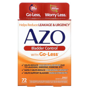 Thực phẩm chức năng Azo Bladder Control with Go-Less 72 Capsules 787651760056