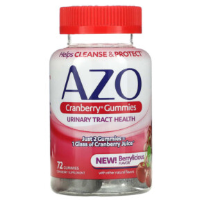 Thực phẩm chức năng Azo Cranberry Gummies Berrylicious 72 Gummies 787651760100