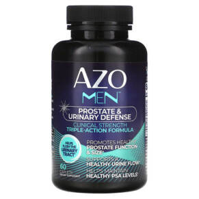 Thực phẩm chức năng Azo Men Prostrate & Urinary Defense 60 Caplets 787651760315