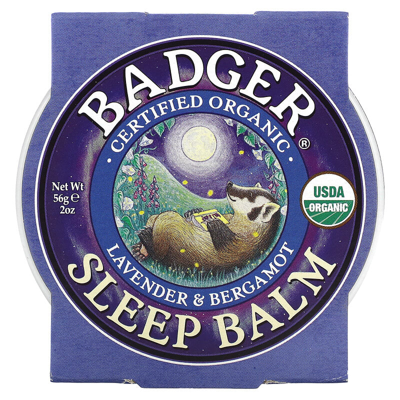 Badger Company Organic Sleep Balm Lavender & Bergamot 2 oz (56 g) 2 Thành phần vi chất của Badger Company Organic Sleep Balm Lavender & Bergamot 2 oz (56 g) 634084135800
