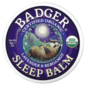 Thực phẩm chức năng Badger Company Organic Sleep Balm Lavender & Bergamot 2 oz (56 g) 634084135800