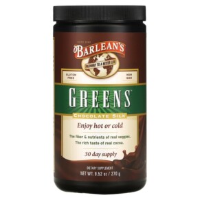 Thực phẩm chức năng Barlean's Greens Chocolate Silk 9.52 oz (270 g) 705875300094