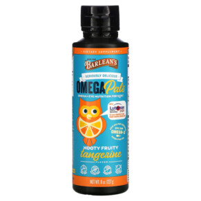 Thực phẩm chức năng Barlean's Omega Pals Hooty Fruity Tangerine 8 oz (227 g) 705875801058