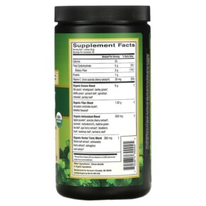 Thành phần vi chất của Barlean's Organic Greens 8.47 oz (240 g) 705875300025