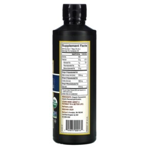 Thành phần vi chất của Barlean's Organic Lignan Flax Oil Supplement 16 fl oz (473 ml) 705875000161