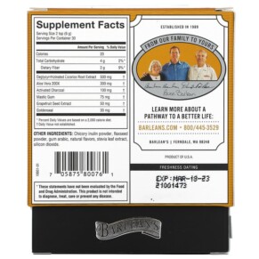 Thành phần vi chất của Barlean's Stomach Repair Vanilla Chai 6.35 oz (180 g) 705875800761