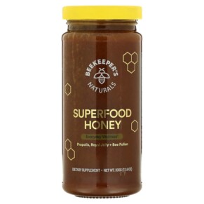 Thực phẩm chức năng Beekeeper's Naturals Superfood Honey 11.6 oz (330 g) 628055142034