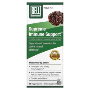 Thực phẩm chức năng Bell Lifestyle Supreme Immune Support 90 Veggie Capsules 771733110129