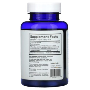 Thành phần vi chất của Belle+Bella Probiology Probiotic Flora Prenatal 25 Billion CFU 30 Capsules 040232611148