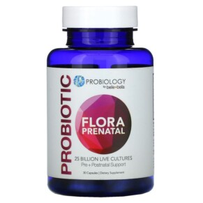 Thực phẩm chức năng Belle+Bella Probiology Probiotic Flora Prenatal 25 Billion CFU 30 Capsules 040232611148