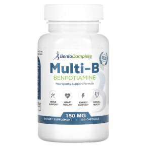 Thực phẩm chức năng Benfotiamine Inc. Multi-B Benfotiamine Neuropathy Support Formula 150 mg 120 Capsules 689076867221