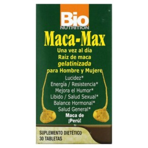 Thực phẩm chức năng Bio Nutrition Maca Max 30 Tablets 854936003099