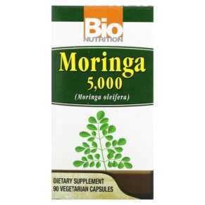 Thực phẩm chức năng Bio Nutrition Moringa 5.000 90 Vegetable Capsules 854936003334