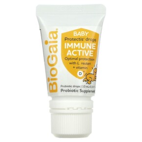 Thực phẩm chức năng BioGaia Baby Protectis Drops Immune Active 0-36 Months 600 IU 0.34 fl oz (10 ml) 602359460391