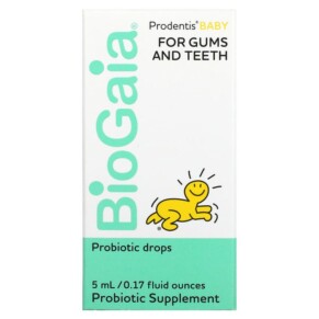 Thực phẩm chức năng BioGaia Prodentis Baby Probiotic Drops For Gums and Teeth 0.17 fl oz (5 ml) 602359460438