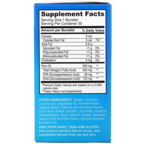 Thành phần vi chất của Bioglan Kids Smart Hi DHA-Omega 3 Fish Oil Great Tasting Fruit Flavor 30 Chewable Burstlets 647125805051