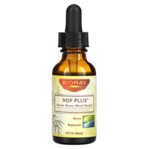 Thực phẩm chức năng Bioray Inc. NDF Plus Gentle Heavy Metal Detox 1 fl oz (30 ml) 736211464958