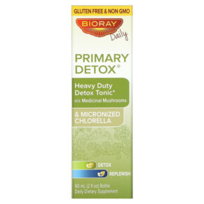 Thực phẩm chức năng Bioray Inc. Primary Detox Heavy Duty Detox Tonic Alcohol Free 2 fl oz (60 ml) 646858160048