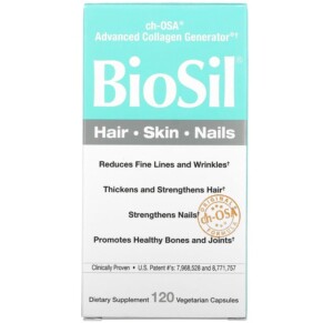 Thực phẩm chức năng BioSil ch-OSA Advanced Collagen Generator 120 Vegetarian Capsules 5425010391866