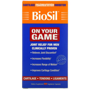 Thực phẩm chức năng BioSil On Your Game 60 Vegetarian Capsules 5425010391729