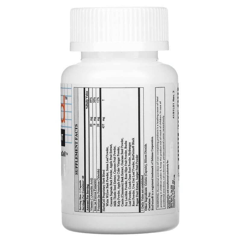 BioTech CelluRid 60 Capsules 2 Thành phần vi chất của BioTech CelluRid 60 Capsules 846260013004