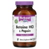 Thực phẩm chức năng Bluebonnet Nutrition Betaine HCL & Pepsin 180 Vegetable Capsules 743715008977