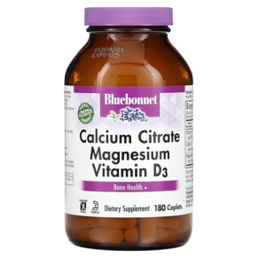 Thực phẩm chức năng Bluebonnet Nutrition Calcium Citrate Magnesium Vitamin D3 180 Caplets 743715007178