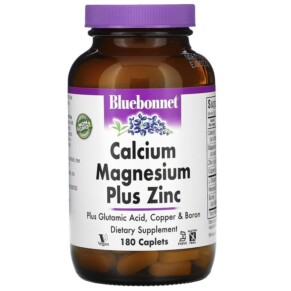 Thực phẩm chức năng Bluebonnet Nutrition Calcium Magnesium Plus Zinc 180 Caplets 743715006997