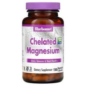 Thực phẩm chức năng Bluebonnet Nutrition Chelated Magnesium 120 Vegetable Capsules 743715006836