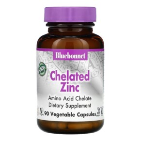 Thực phẩm chức năng Bluebonnet Nutrition Chelated Zinc 90 Vegetable Capsules 743715006805