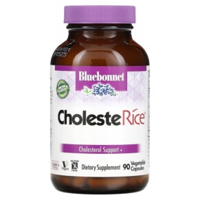 Thực phẩm chức năng Bluebonnet Nutrition CholesteRice 90 Vegetable Capsules 743715011328