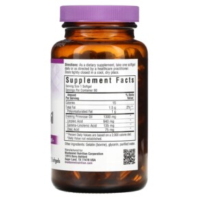 Thành phần vi chất của Bluebonnet Nutrition Evening Primrose Oil 90 Softgels 743715009295