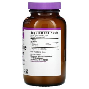 Thành phần vi chất của Bluebonnet Nutrition L-Glutamine Powder 8 oz (228 g) 743715000490