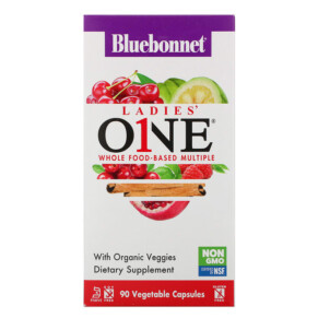 Thực phẩm chức năng Bluebonnet Nutrition Ladies' ONE Whole Food-Based Multiple 90 Vegetable Capsules 743715001374