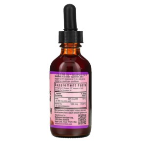 Thành phần vi chất của Bluebonnet Nutrition Liquid Vitamin B-12 & Folic Acid Raspberry 2 fl oz (59 ml) 743715004337