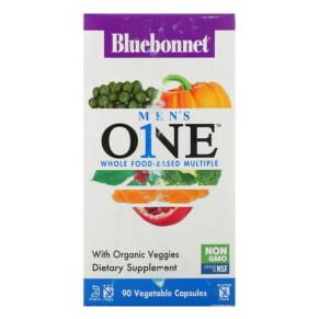 Thực phẩm chức năng Bluebonnet Nutrition Men's ONE Whole Food-Based Multiple 90 Vegetable Capsules 743715001435
