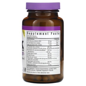 Thành phần vi chất của Bluebonnet Nutrition MPX 1000 Prostate Support 120 Vegetable Capsules 743715011281