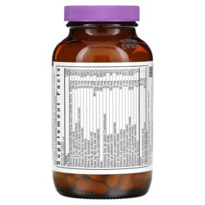 Thành phần vi chất của Bluebonnet Nutrition Multi One Single Daily Multiple Iron-Free 120 Vegetable Capsules 743715001497