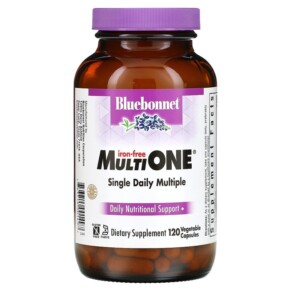 Thực phẩm chức năng Bluebonnet Nutrition Multi One Single Daily Multiple Iron-Free 120 Vegetable Capsules 743715001497