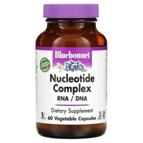 Thực phẩm chức năng Bluebonnet Nutrition Nucleotide Complex RNA / DNA 60 Vegetable Capsules 743715012646