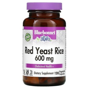 Thực phẩm chức năng Bluebonnet Nutrition Red Yeast Rice 600 mg 120 Vegetable Capsules 743715011717
