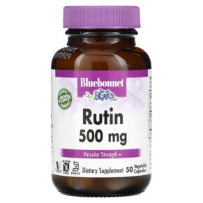 Thực phẩm chức năng Bluebonnet Nutrition Rutin 500 mg 50 Vegetable Capsules 743715005648