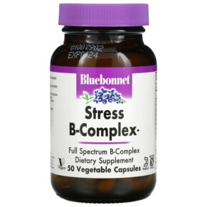 Thực phẩm chức năng Bluebonnet Nutrition Stress B-Complex 50 Vegetable Capsules 743715004221