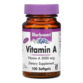 Thực phẩm chức năng Bluebonnet Nutrition Vitamin A 3.000 mcg 100 Softgels 743715002982