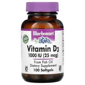 Thực phẩm chức năng Bluebonnet Nutrition Vitamin D3 25 mcg (1.000 IU) 100 Softgels 743715003088