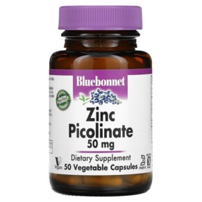 Thực phẩm chức năng Bluebonnet Nutrition Zinc Picolinate 50 mg 50 Vegetable Capsules 743715007383