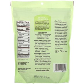 Thành phần vi chất của Bob's Red Mill Hemp Protein Powder 16 oz (453 g) 039978006035