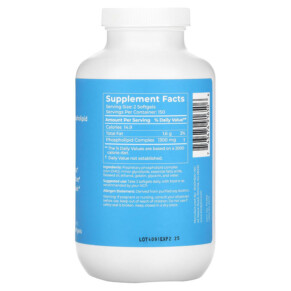 Thành phần vi chất của BodyBio PC Liposomal Phospholipid Complex 300 Non-GMO Softgels 743474916506