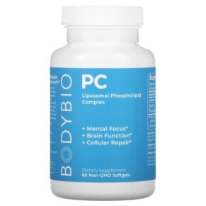 Thực phẩm chức năng BodyBio PC Liposomal Phospholipid Complex 60 Non-GMO Softgels 743474915806